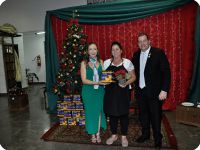 Itápolis - Festiva de Natal de Posse de Novo Membro do Rotary