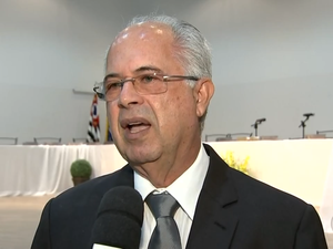 Afonso Machione foi empossado em clube da cidade (Foto: Reprodução/TV TEM)